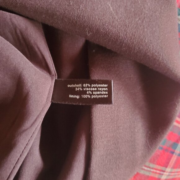 The Limited Dark Brown Pencil Skirt Size 2 - Picture 5 of 6